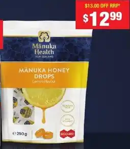 Chemist Warehouse Manuka honey drops offer