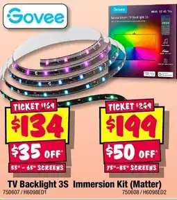 JB Hi-Fi TV Backlight 3S Immersion Kit (Matter) offer