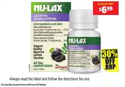 Chemist Warehouse Nu-Lax Bar Laxative Senna & Prune offer