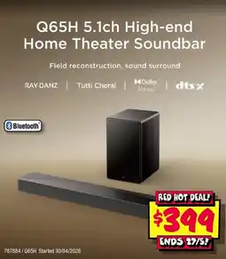 JB Hi-Fi Q65H 5.1ch High-end Home Theater Soundbar offer