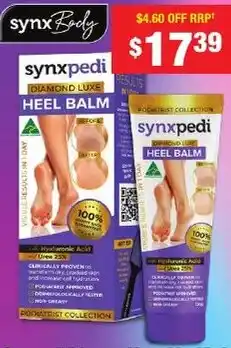 Chemist Warehouse Synxpedi Diamond Luxe Heel Balm offer
