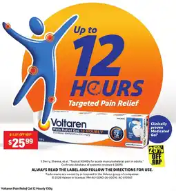 Chemist Warehouse Voltaren Pain Relief Gel 12 Hourly offer