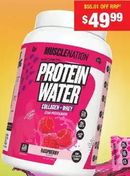 Chemist Warehouse Musclenation protein water offer