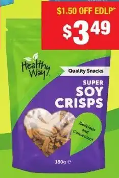 Chemist Warehouse Super soy crisps offer