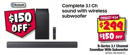 JB Hi-Fi B-Series 3.1 Channel Soundbar With Subwoofer offer