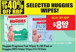 Chemist Warehouse Huggies Fragrance offer