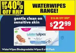Chemist Warehouse WaterWipes Biodegradable Wipes offer