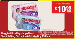 Chemist Warehouse Huggies Ultra Dry Nappy Pants offer