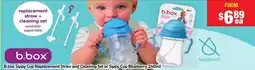 Chemist Warehouse B.box Sippy Cup Replacement Straw and Cleaning Set or Sippy Cup Blueberry offer