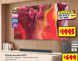 JB Hi-Fi Q Series Sound Bar S70TY offer