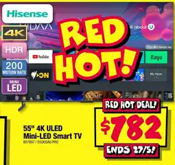JB Hi-Fi 55" 4K ULED Mini-LED Smart TV offer