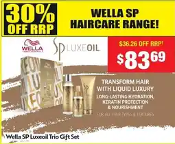 Chemist Warehouse Wella SP Luxeoil Trio Gift Set offer