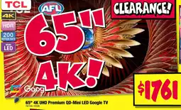 JB Hi-Fi 65" 4K UHD Premium QD-Mini LED Google TV offer