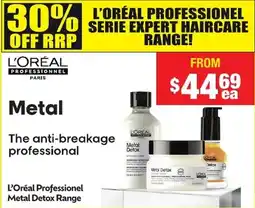 Chemist Warehouse L'Oréal Professionel Metal Detox Range offer