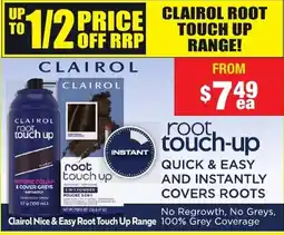 Chemist Warehouse Clairol Nice & Easy Root Touch Up offer