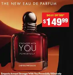 Chemist Warehouse Emporio Armani Stronger With You Powerfully edp offer