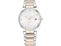 Bevilles Jewellery Tommy Hilfiger Ladies Lynn Two-Tone Silver & Rose Crystal Watch 1782236 offer