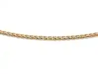 Bevilles Jewellery 9ct Yellow Gold Silver Filled Fancy Link Necklace offer