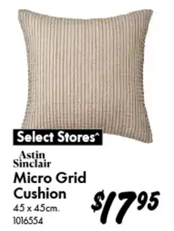 Bunnings Astin Sinclair Micro Grid Cushion offer