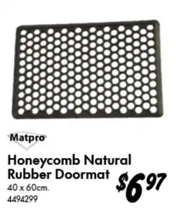 Bunnings Honeycomb Natural Rubber Doormat offer