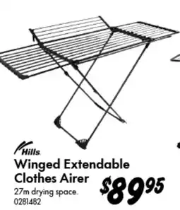 Bunnings Winged Extendable Clothes Airer offer