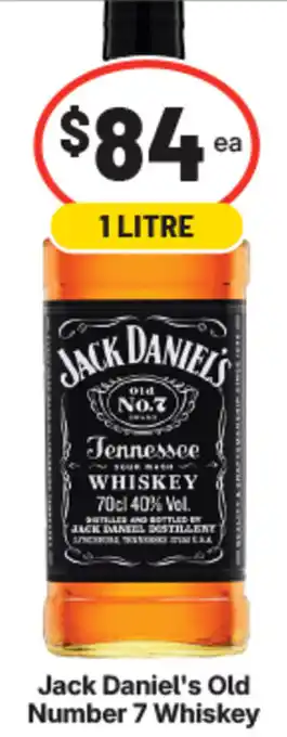 Jack Daniel's Old Number 7 Whiskey