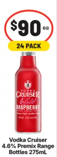 IGA Liquor Vodka Cruiser 4.6% Premix Range Bottles offer