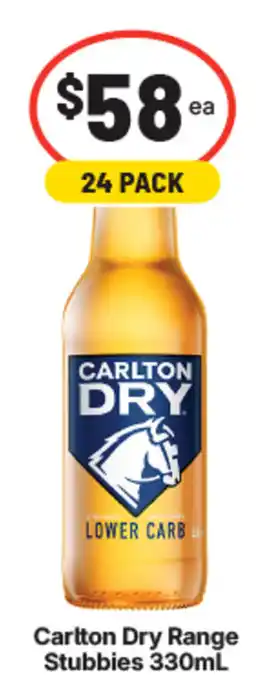 Carlton Dry Range Stubbies