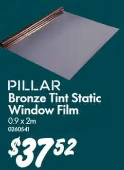 Bunnings Bronze Tint Static Window Film offer