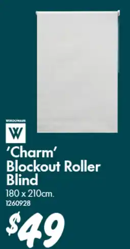 Bunnings Charm Blockout Roller Blind offer