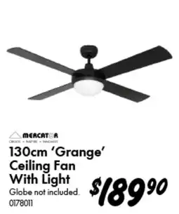 Bunnings Grange Ceiling Fan With Light offer