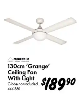 Bunnings Grange Ceiling Fan With Light offer