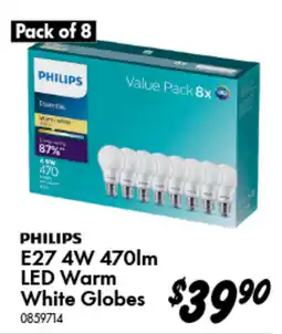 Bunnings E27 4W 470lm LED Warm offer