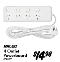 Bunnings 4 Outlet Powerboard offer