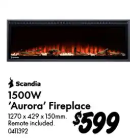Bunnings Aurora Fireplace offer
