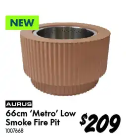 Bunnings Metro Low Smoke Fire Pit offer