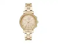 Bevilles Jewellery Michael Kors Ladies Sofie Chrono Gold Model MK6559 offer