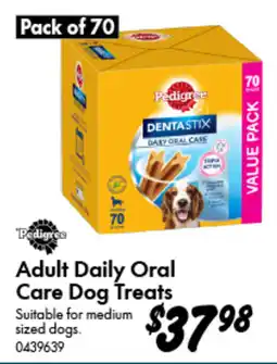 Bunnings Adult Daily Oral Care Dog Treats offer