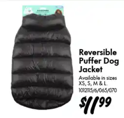 Bunnings Reversible Puffer Dog Jacket offer