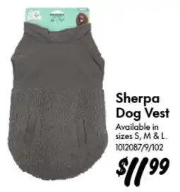 Bunnings Sherpa Dog Vest offer