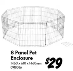 Bunnings 8 Panel Pet Enclosure offer