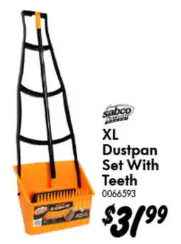 Bunnings XL Dustpan Set With Teeth offer