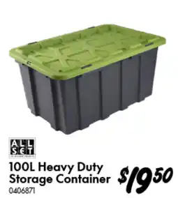 Bunnings 100L Heavy Duty Storage Container offer