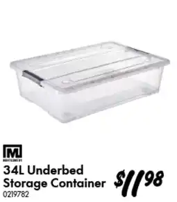 Bunnings 34L Underbed Storage Container offer