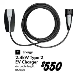 Bunnings .4kW Type 2 EV Charger offer