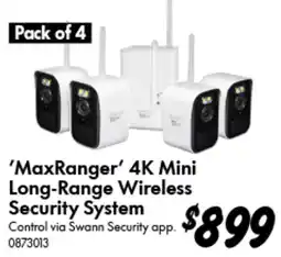 Bunnings MaxRanger 4K Mini Long-Range Wireless Security System offer