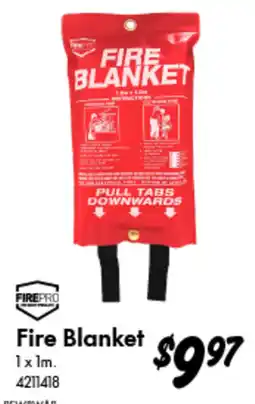 Bunnings Fire blanket offer