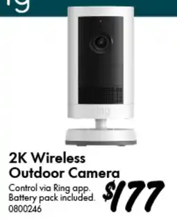 Bunnings 2K Wireless Outdoor Camera offer