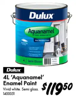 Bunnings Aquanamel' Enamel Paint offer