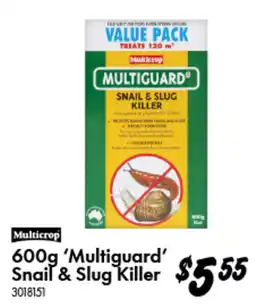 Bunnings Multicrop & Slug Killer offer